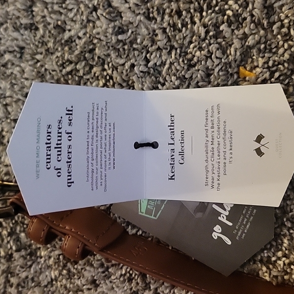 Mio Marino Classy Prong Buckle Leather Belt - Picture 5 of 6